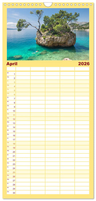 Kroatien Perle des Balkans (CALVENDO Familienplaner 2026)