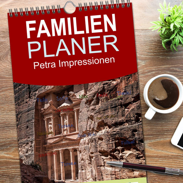Petra Impressionen (CALVENDO Familienplaner 2026)