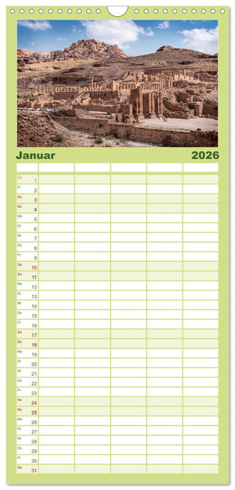 Petra Impressionen (CALVENDO Familienplaner 2026)