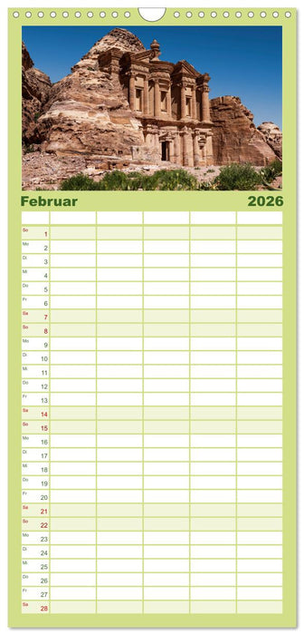 Petra Impressionen (CALVENDO Familienplaner 2026)