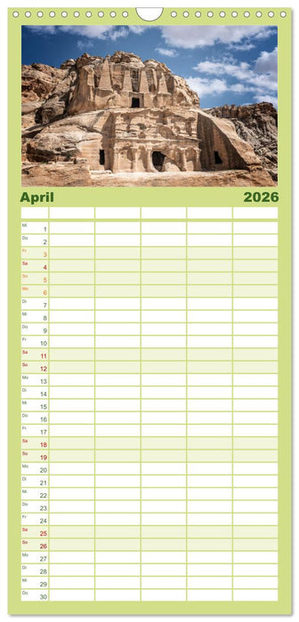 Petra Impressionen (CALVENDO Familienplaner 2026)