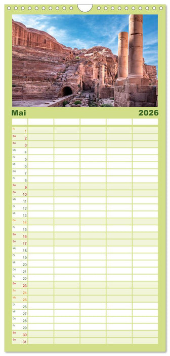 Petra Impressionen (CALVENDO Familienplaner 2026)