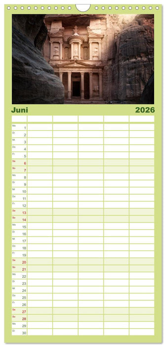 Petra Impressionen (CALVENDO Familienplaner 2026)