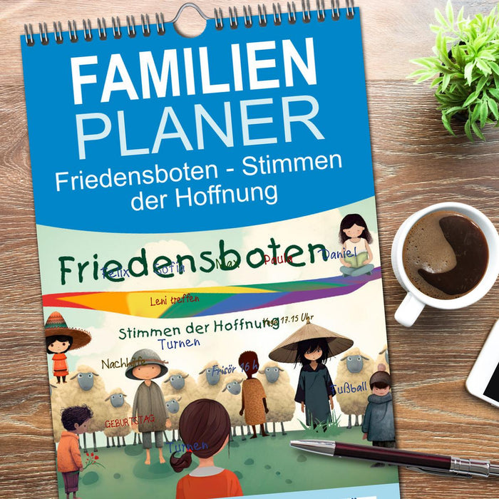 Friedensboten - Stimmen der Hoffnung (CALVENDO Familienplaner 2026)
