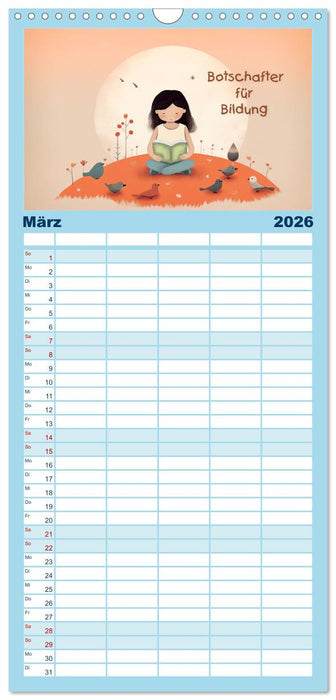 Friedensboten - Stimmen der Hoffnung (CALVENDO Familienplaner 2026)