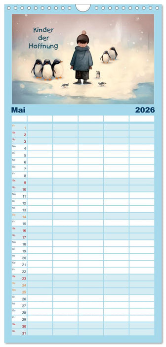 Friedensboten - Stimmen der Hoffnung (CALVENDO Familienplaner 2026)