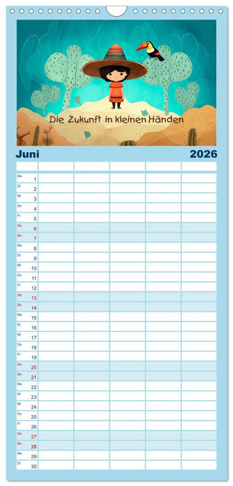 Friedensboten - Stimmen der Hoffnung (CALVENDO Familienplaner 2026)