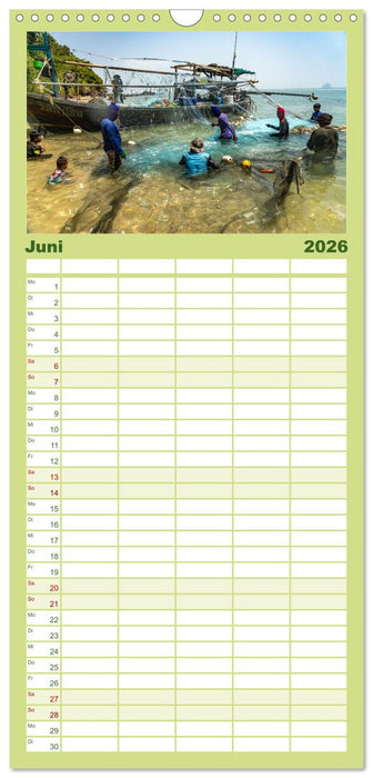 Asien - Thailand (CALVENDO Familienplaner 2026)