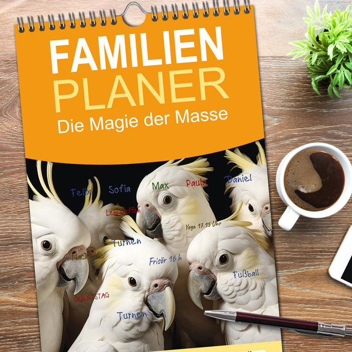Die Magie der Masse (CALVENDO Familienplaner 2026)