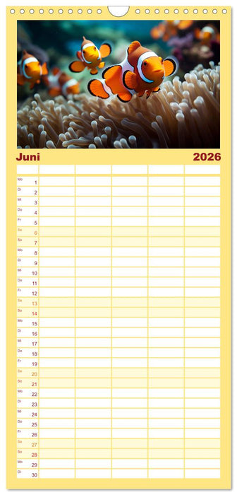 Die Magie der Masse (CALVENDO Familienplaner 2026)