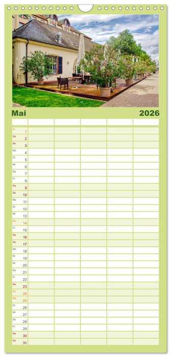 Mannheim - Die Stadt im Quadrat (CALVENDO Familienplaner 2026)