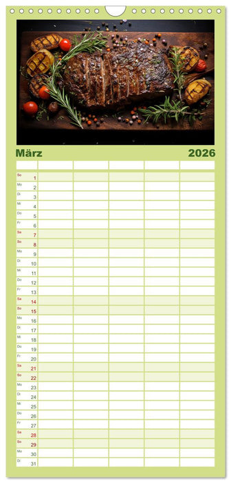 Lecker Ordnung (CALVENDO Familienplaner 2026)