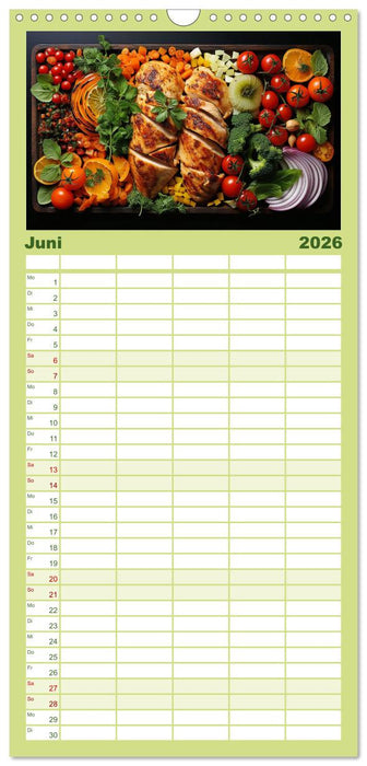 Lecker Ordnung (CALVENDO Familienplaner 2026)