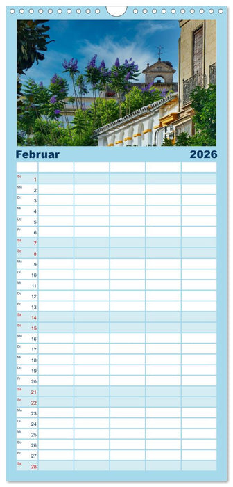 Andalusien, historisch und modern (CALVENDO Familienplaner 2026)