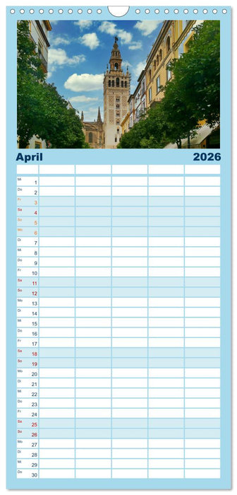 Andalusien, historisch und modern (CALVENDO Familienplaner 2026)