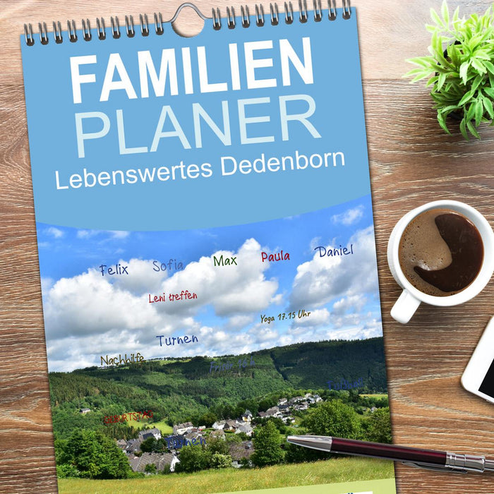 Lebenswertes Dedenborn (CALVENDO Familienplaner 2026)