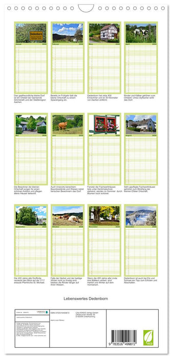 Lebenswertes Dedenborn (CALVENDO Familienplaner 2026)