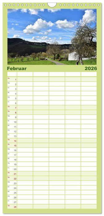 Lebenswertes Dedenborn (CALVENDO Familienplaner 2026)