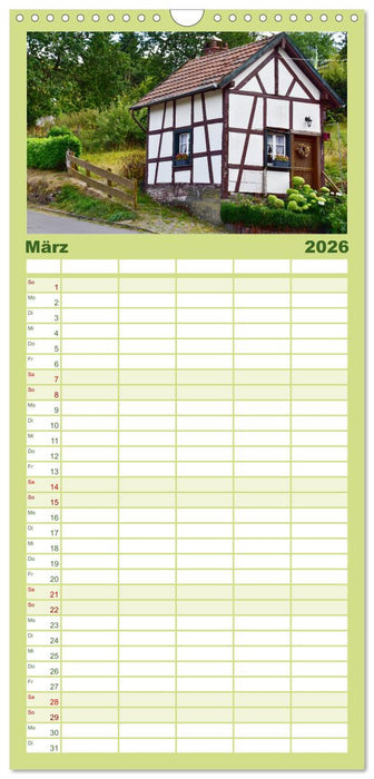 Lebenswertes Dedenborn (CALVENDO Familienplaner 2026)