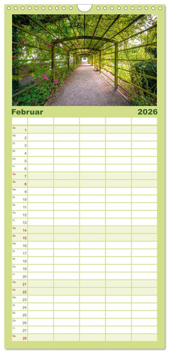 Dornburger Schlösser bei Jena (CALVENDO Familienplaner 2026)