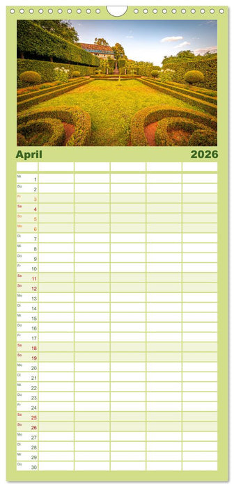 Dornburger Schlösser bei Jena (CALVENDO Familienplaner 2026)