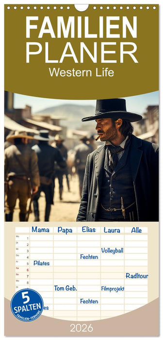 Western Life (CALVENDO Familienplaner 2026)