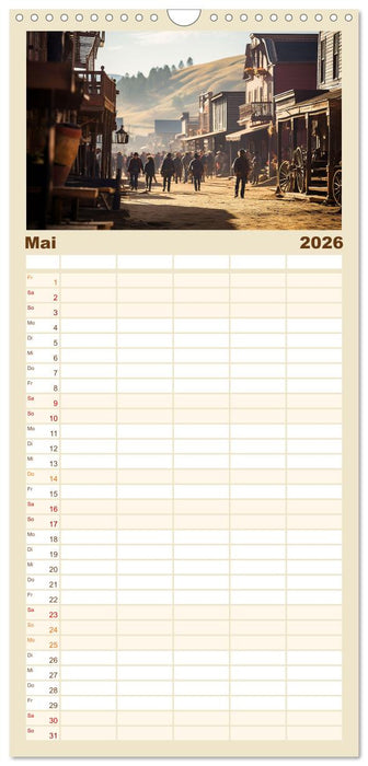 Western Life (CALVENDO Familienplaner 2026)