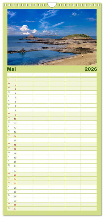 Saint-Malo - Ein gut geschützter Schatz (CALVENDO Familienplaner 2026)