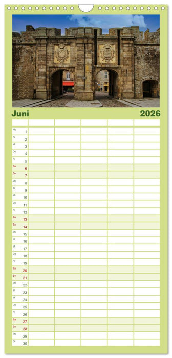 Saint-Malo - Ein gut geschützter Schatz (CALVENDO Familienplaner 2026)