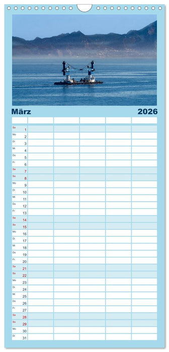 Hochseeschiffe (CALVENDO Familienplaner 2026)