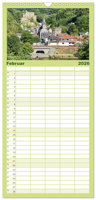 Sehnsuchtsziel Lahn (CALVENDO Familienplaner 2026)