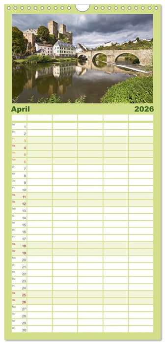 Sehnsuchtsziel Lahn (CALVENDO Familienplaner 2026)