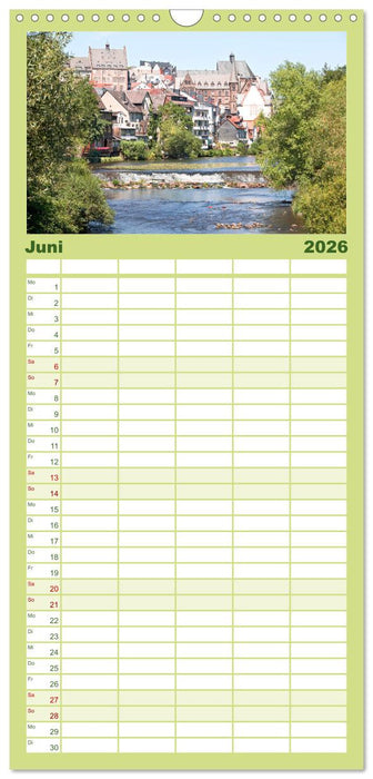 Sehnsuchtsziel Lahn (CALVENDO Familienplaner 2026)