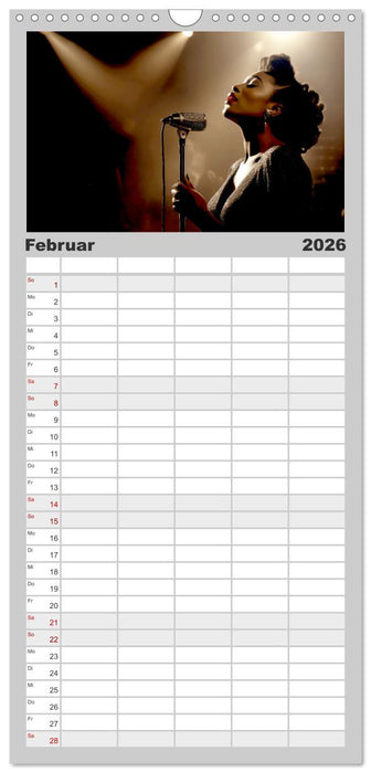 Die Stimme der Leidenschaft (CALVENDO Familienplaner 2026)