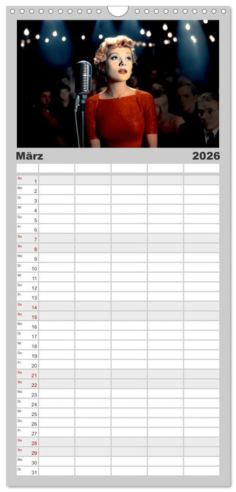 Die Stimme der Leidenschaft (CALVENDO Familienplaner 2026)