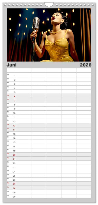 Die Stimme der Leidenschaft (CALVENDO Familienplaner 2026)