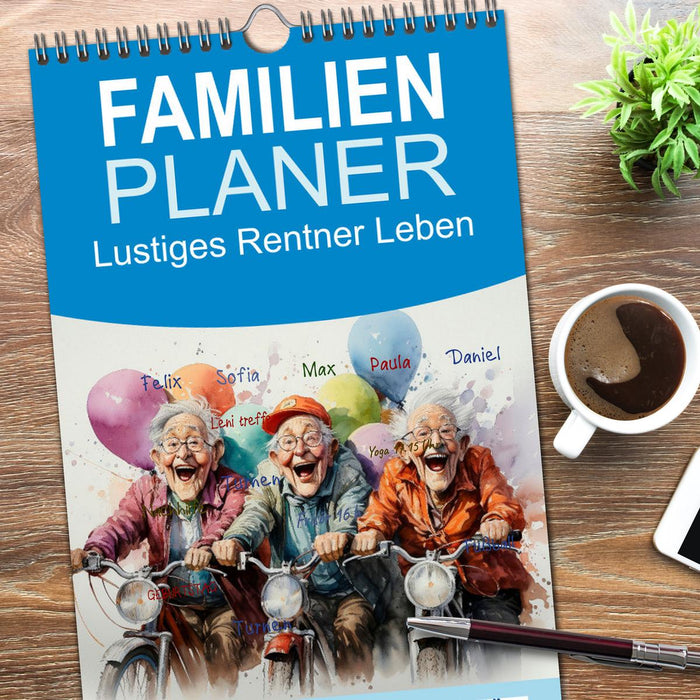 Lustiges Rentner Leben (CALVENDO Familienplaner 2026)
