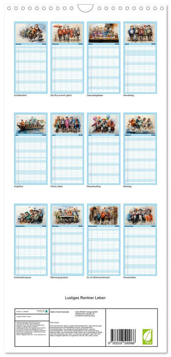 Lustiges Rentner Leben (CALVENDO Familienplaner 2026)