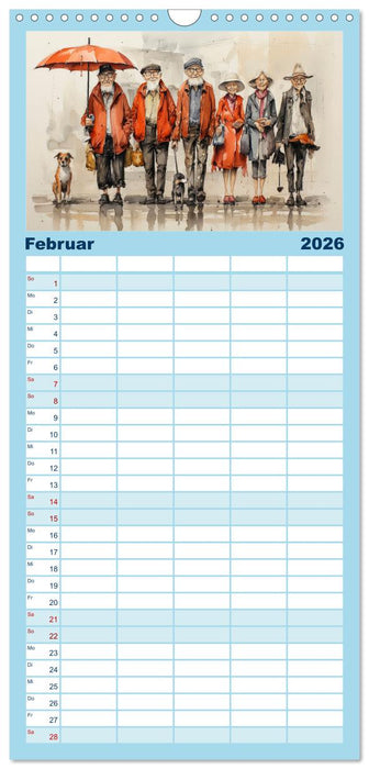 Lustiges Rentner Leben (CALVENDO Familienplaner 2026)