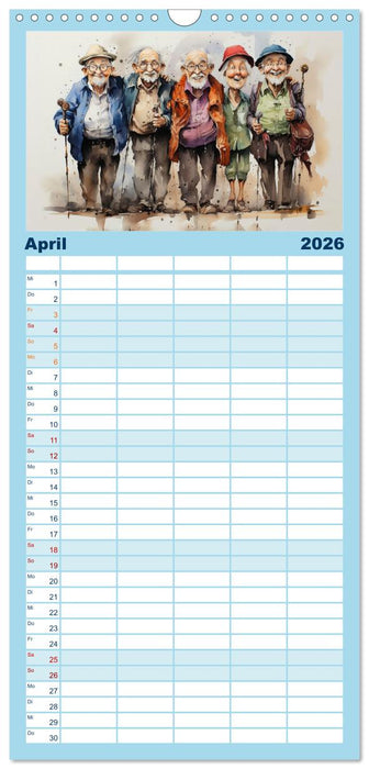 Lustiges Rentner Leben (CALVENDO Familienplaner 2026)