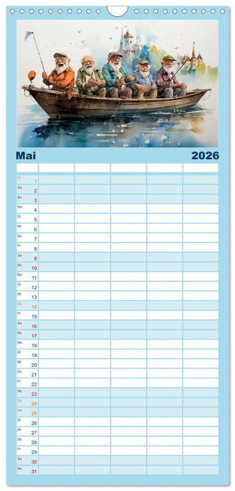 Lustiges Rentner Leben (CALVENDO Familienplaner 2026)