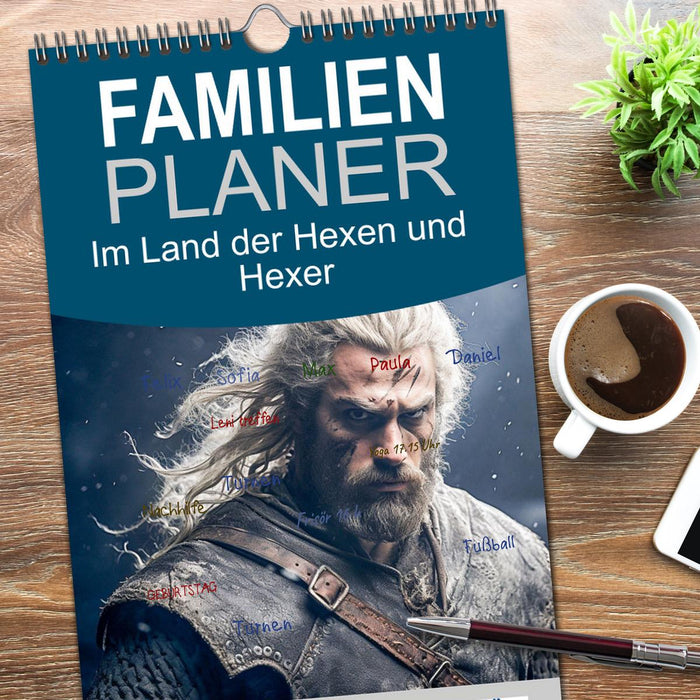 Im Land der Hexen und Hexer (CALVENDO Familienplaner 2026)