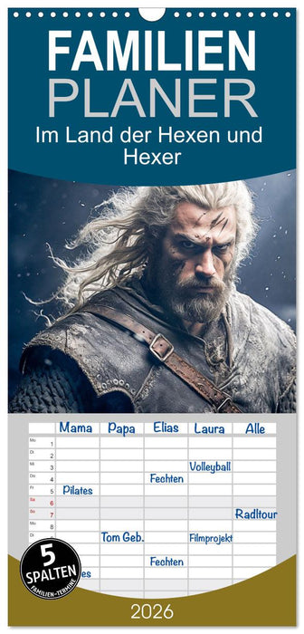 Im Land der Hexen und Hexer (CALVENDO Familienplaner 2026)