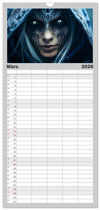 Im Land der Hexen und Hexer (CALVENDO Familienplaner 2026)