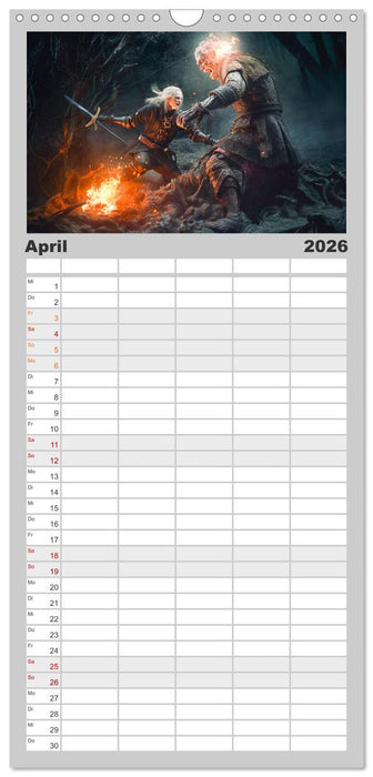 Im Land der Hexen und Hexer (CALVENDO Familienplaner 2026)