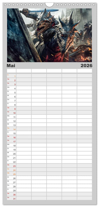 Im Land der Hexen und Hexer (CALVENDO Familienplaner 2026)