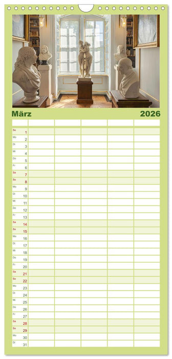 Weimar - Kulturstadt im Herzen Europas (CALVENDO Familienplaner 2026)