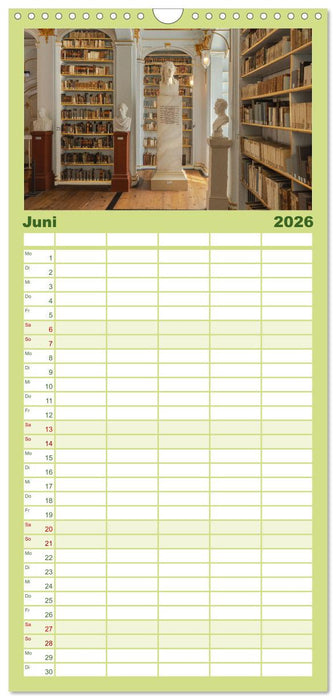 Weimar - Kulturstadt im Herzen Europas (CALVENDO Familienplaner 2026)