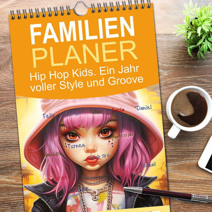 Hip Hop Kids. Ein Jahr voller Style und Groove (CALVENDO Familienplaner 2026)