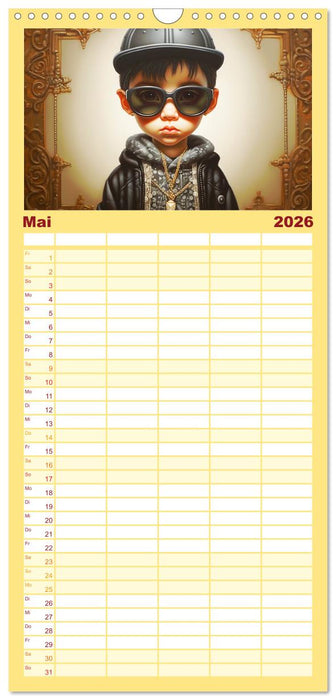 Hip Hop Kids. Ein Jahr voller Style und Groove (CALVENDO Familienplaner 2026)